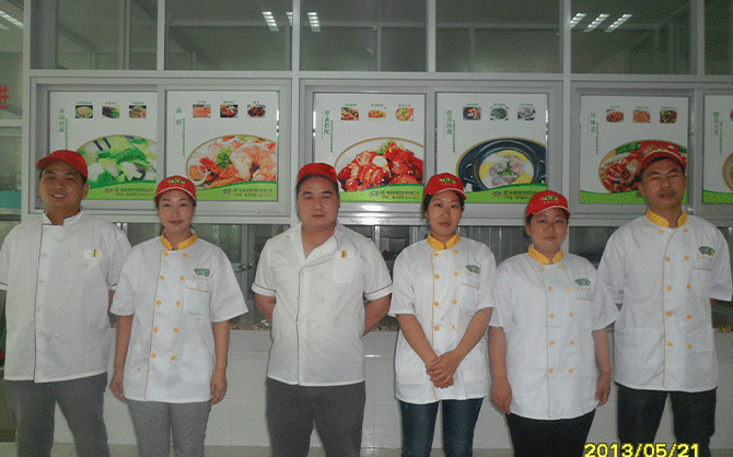 廈門佳好建材公司食堂圖片,味萊客公司服務食堂圖片,食堂環境圖片