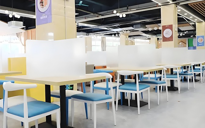 園區寫字樓工地員工食堂環境圖片