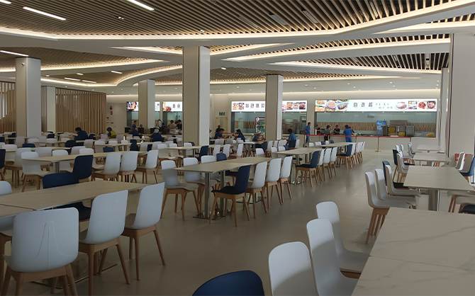 味萊客餐飲,企業食堂,就餐現場
