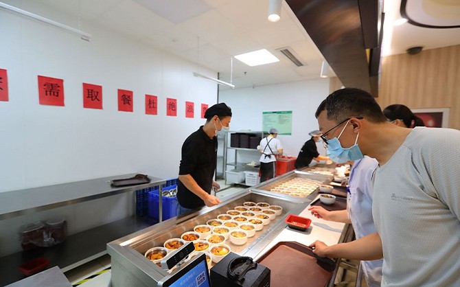 福州企業內部員工食堂圖片