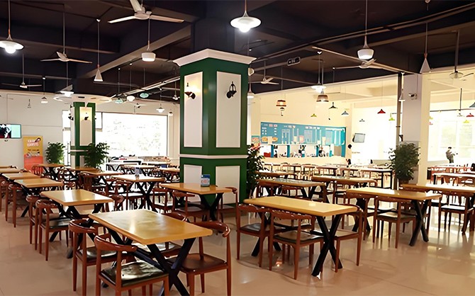 福清食堂承中學校師生餐廳環境圖片