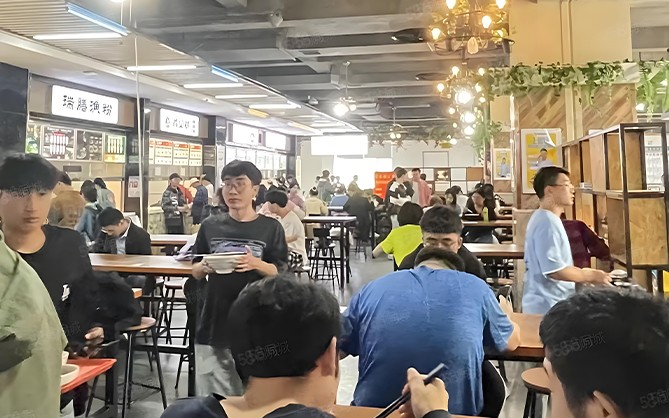 石獅企業后勤食堂就餐現場圖片