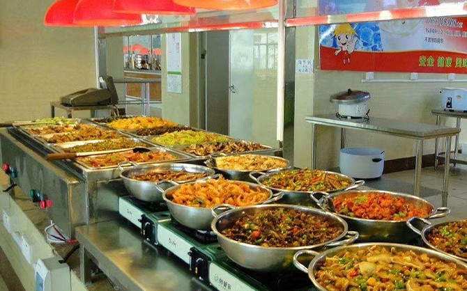 福建企業食堂自助餐圖片