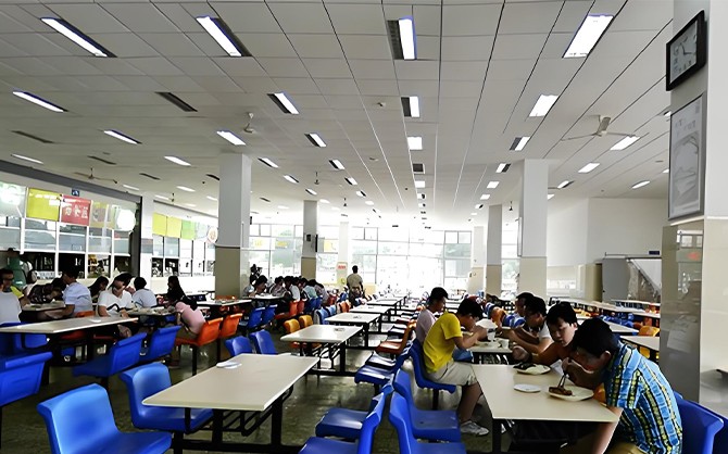 工廠餐廳環境圖片