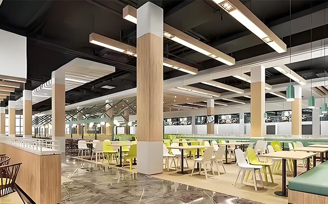 漳州企業內部食堂圖片