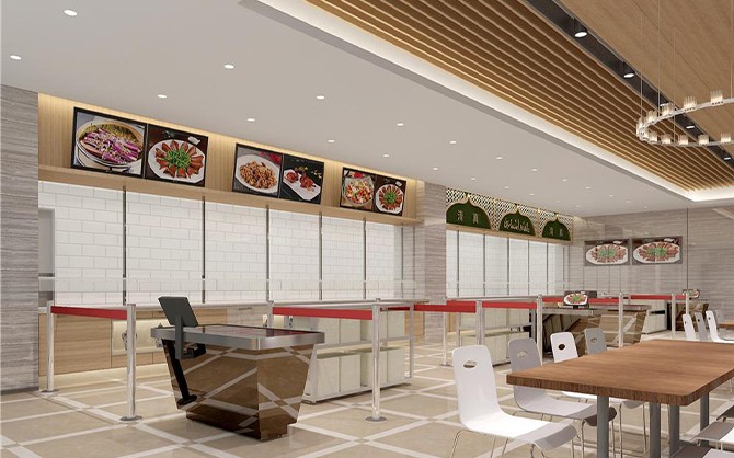 學(xué)校美食街圖片