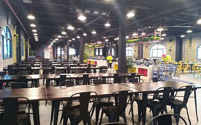 晉江企業(yè)食堂環(huán)境圖片