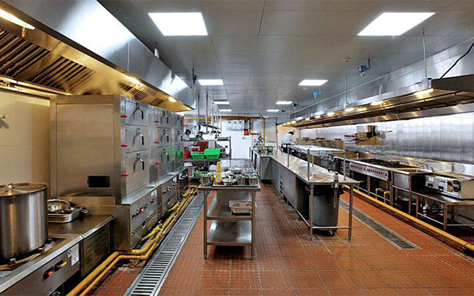 學校食堂圖片，學校食堂廚房圖片